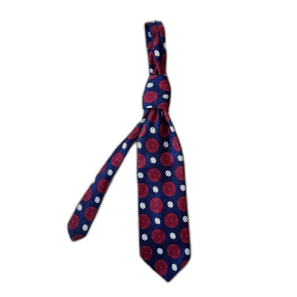 VINTAGE Anderson Little Men's Red, White, and Blue Tie